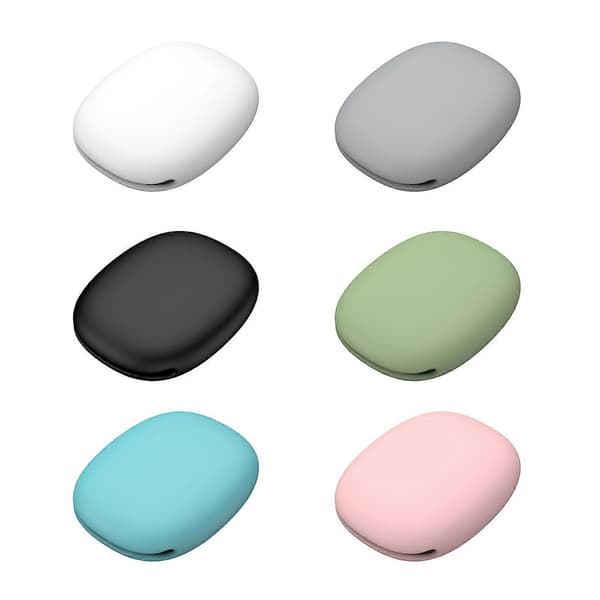 Silicone Waterproof Case Storage Bag Cable Management Bag for Earphones and Chargers White White