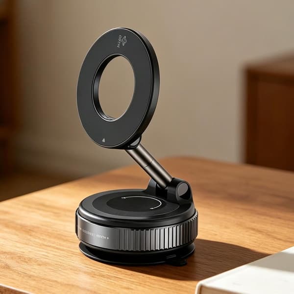 Generisk magnetisk telefonholder til bil og magnetnavigation sort - Schwarz