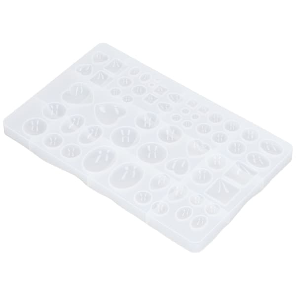 Hjerteformet silikoneform Geometrisk Oval Halvcirkel Vanddråbeform DIY Silikoneforme til Fondant Kage Chokolade