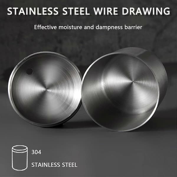 Small Stainless Steel Toothpick Holder, Textured, Sealed, Simple, Creative Toothpick Dispenser for Kitchen and Restaurant
