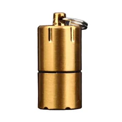 Minisytytin avaimenperällä, 26x13mm, kulta