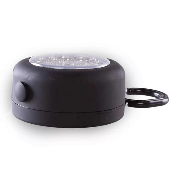 24 LED Round Camping Magnetic Workshop Work Light Battery Powered Hanger