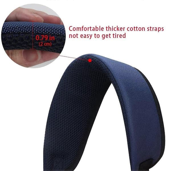 Portable Golf Shoulder Strap Double Shoulder Adjustable Golf Bag Straps Replacement Strap Padded Co