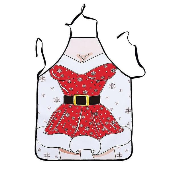 Funny Apron - Muscular Male Sexy Lady Design Adjustable Kitchen Baking Apron for Couples