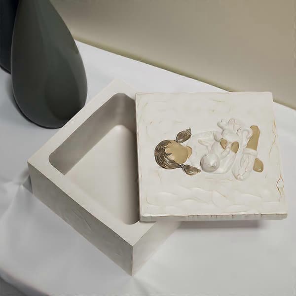 Resin Pet Urn, Moisture-Proof Memorial Storage for Pet Ashes