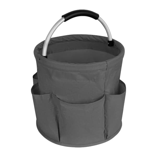 Garden Tool Bag with Multiple Pockets Nursery Storage Basket GRAY