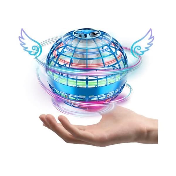 Flyvende Spinner Magisk Lysende Flyvende Bold Mini Drone til Børn, Legetøjsgave til Drenge og Piger 6-18 År