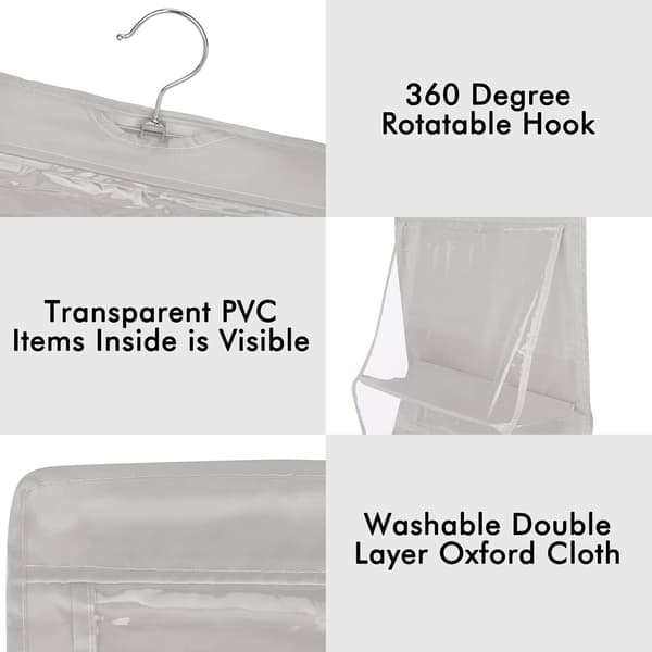 Hanging Bag Storage, 8 Compartments Hanging Bag Organizer Oxford Cl