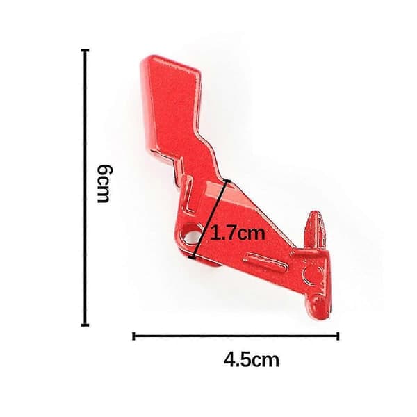 Metall Trigger Switch Knapp Uppgraderad för V10 V11 SV12 SV14 Dammsugare Kraftig Ersättning Trigger Knapp A [DB] Röd Red