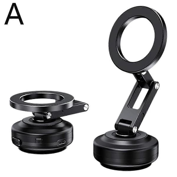 Foldable Mount Vacuum Suction Cup Magnetic Navigation Car Holder