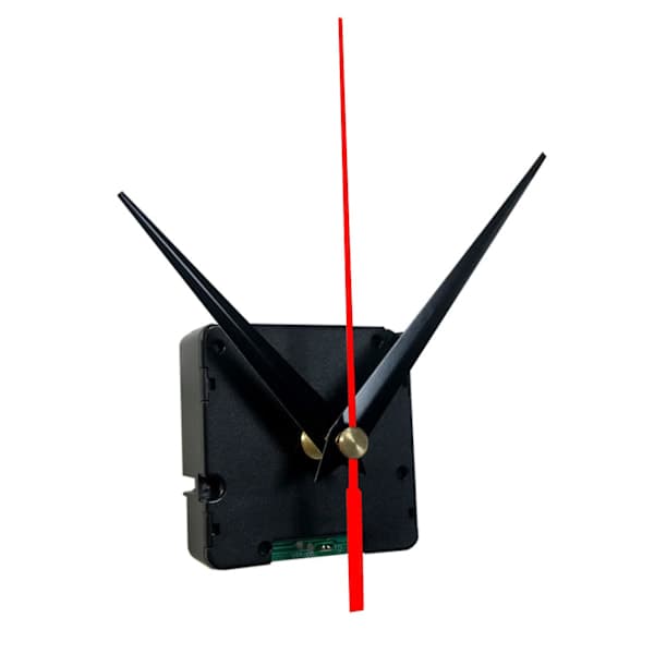 Radio Controlled Silent Quartz Wall Clock Movement Mechanism DIY Clock Set DCF Signal Mode for Repair Black