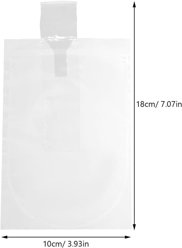Halvcirkelformad skosträckare luftkudde 100 st PVC vit -