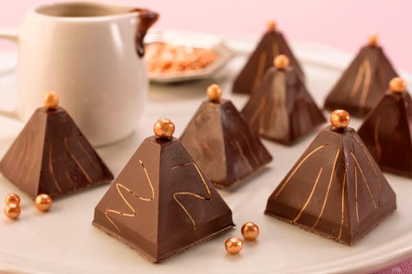 Pralineform Pyramid Chokladform - BWB 1140 - Special 3-delsform Transparent transparent