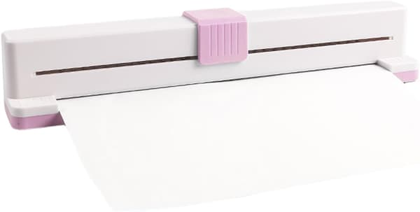 generisk bärbar pappersstans med 30 hål rosa - Rosa