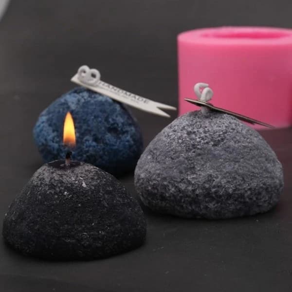Lysformer stearinlys DIY støpeformer i silikonform