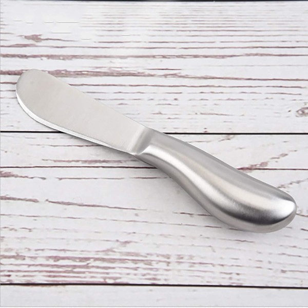 Sæt med 4 smørknive i rustfrit stål 13,5 cm