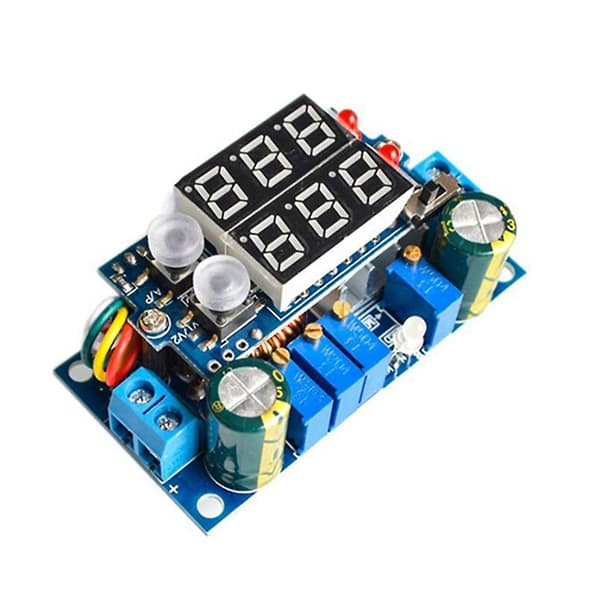 DC 6-36V 5A MPPT LED Digital Solpanel Controller DC-DC Opladningsstrømforsyningsmodul CC CV Spænding [DB] Blå Blue