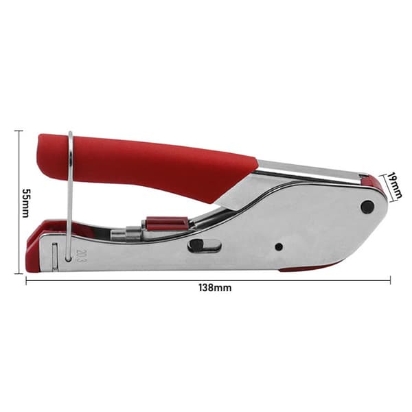 Compression Pliers Set, Crimping Tool RG59 / RG6 Stripping Tool for