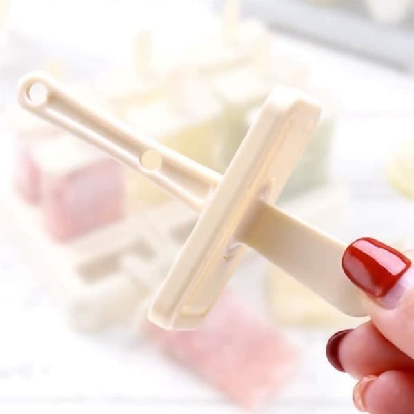 Isforme, ispinde, 9 ispindeforme DIY-is, ismodel iskøler, (beige, størrelse: