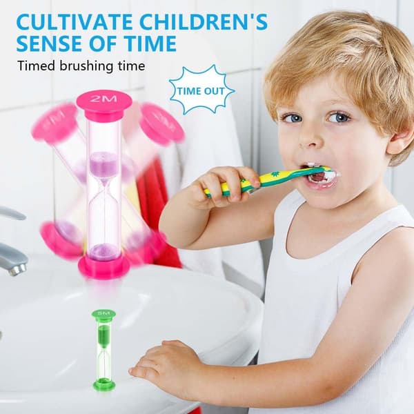 Sandpot timer, 6 farvede timeglas 30 sekunder / 1 minut / 2 minutter / 3 minutter / 5 minutter / 10 minutter sandur, sandglas