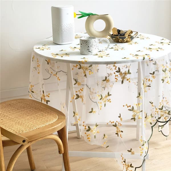 1 stk duk myk netting duk duk Nappe De Table DIY blonder