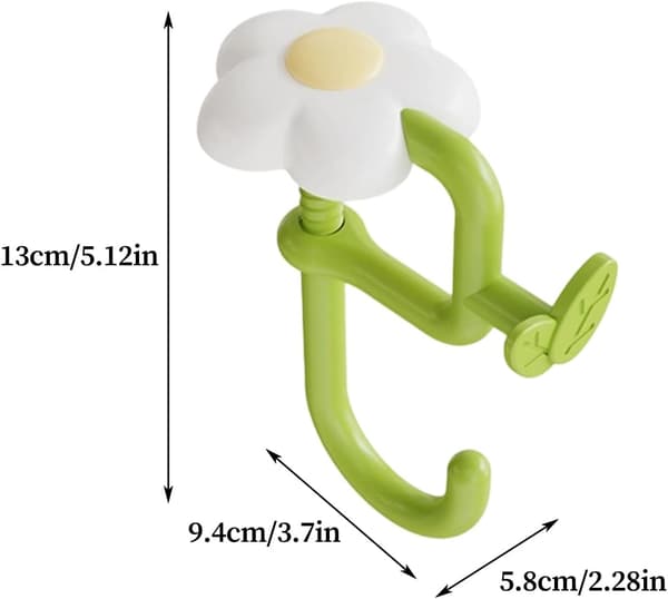 Bordkroker for bedrift, robuste, uten boring, justerbare hvite - Weiß