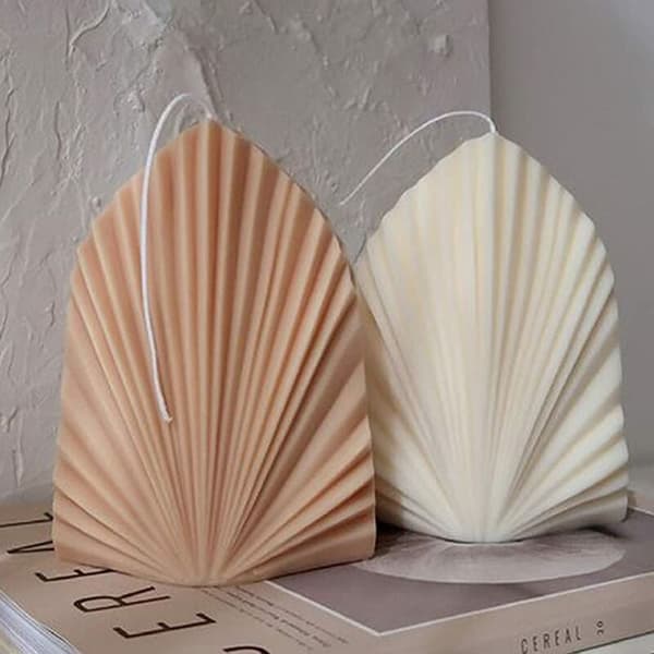 Reusable Silicone Molds, Elegant Seashell Shape for DIY Scented Candles, Ocean Theme Tool for Crafts and Home Decor