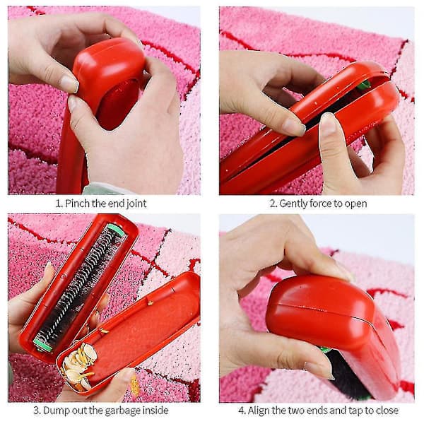 Carpet brush for dust, crumbs, deep cleaning, duster, handheld lint roller