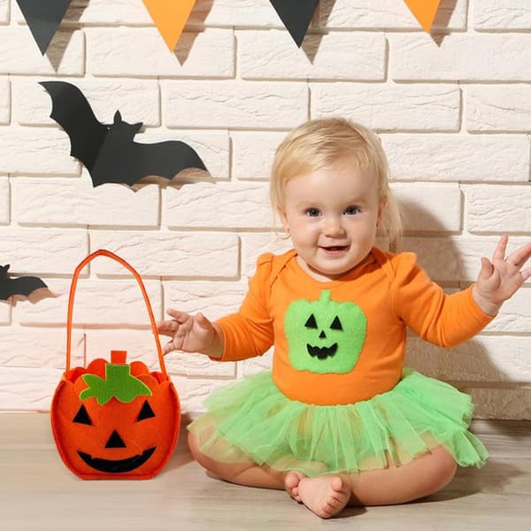 Godispåsar för Halloween, 6 st, Aprilfisk, fleece, Snacks -