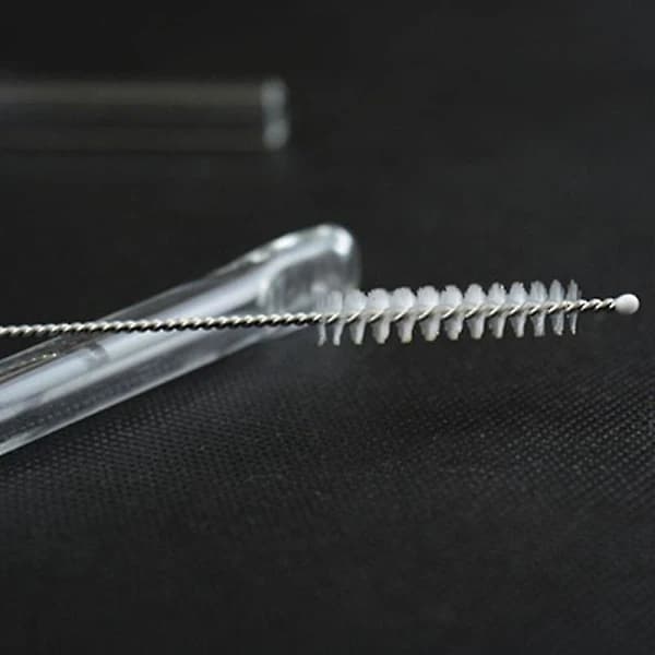 10 stk Nylon Halm Rengøringsbørste Rør Mindre Stålglas