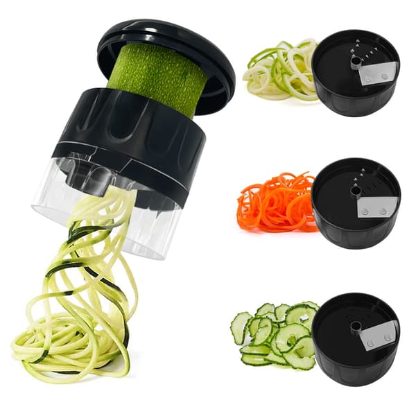 Spiralizer for grønnsaker - Grønnsakskutter - Zucchini Courgette Spiralizer Zoodles Nudler Spaghetti Maker - Grønnsaks Gulrot Kutter Spiral Kutter