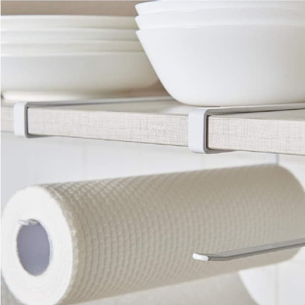 Papirhåndkleholder under skap, ingen boring, rullholder