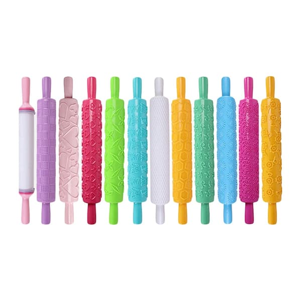 DIY Cake Baking Tools, Plastic Flower Embossing Mold, Fondant Decoration, Home Kitchen