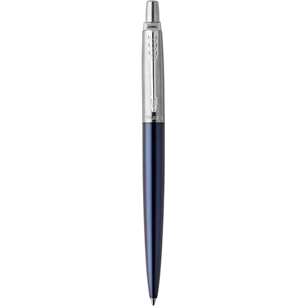 Kuglepen | med kromdetaljer | Medium spids sort blæk Royal Royal blue Royal blue
