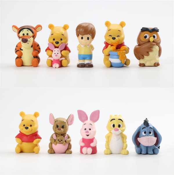 10 kpl Disney Nalle Puh Ihaa Animehahmolelu