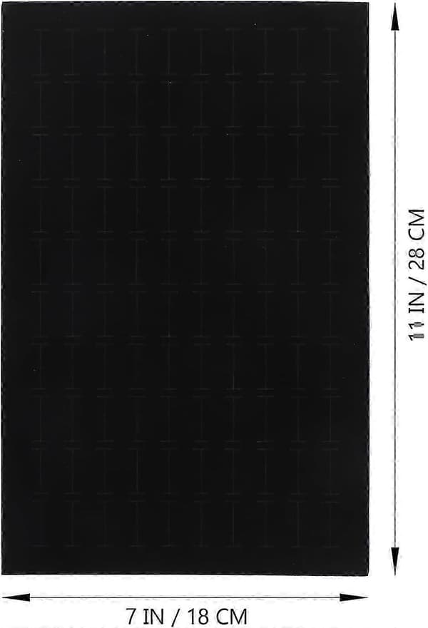 Foam Ring Inserts 5 Pcs Black For Jewelry Trays, Drawer Inserts, Ring Storage Tray [DB]