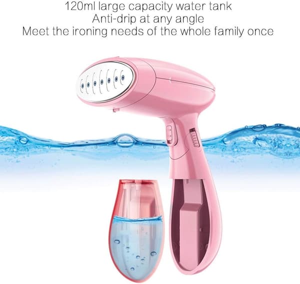 Handheld Garment Steamer Foldable Edition Portable Clothes Steamer Safe Fabric Steamer for Both Vertical & Horizontal Garment Handling