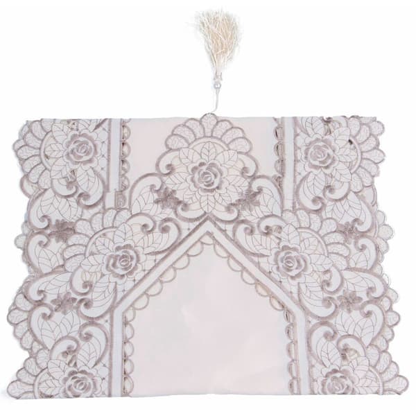 New Brode Floris Table Mat, Patterned Tablecloth: 5 Pink Size: 40X150cm