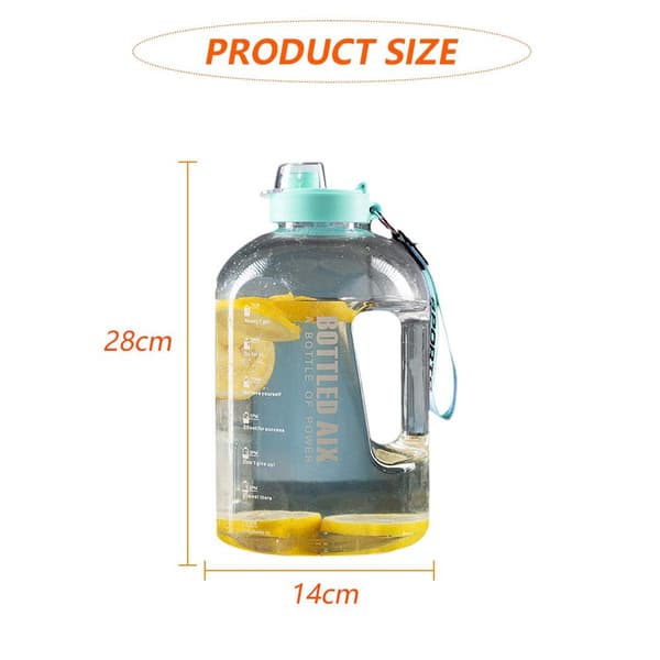 2,2 litran vesipullo pillillä, sininen KLB