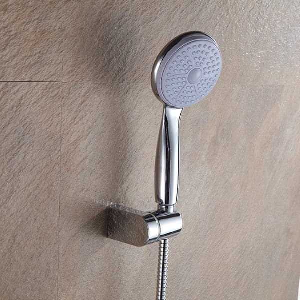 Dusjhodeholder, Veggmontert, Dusjstangholder, Justerbar