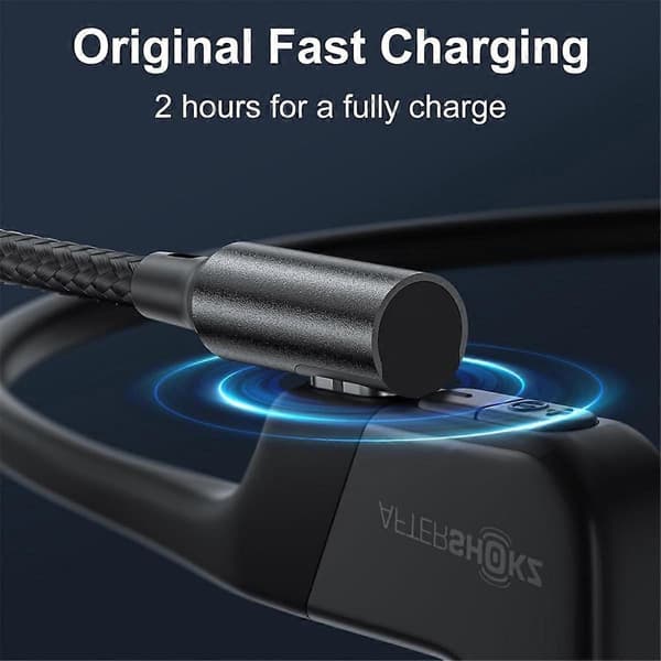2-pack Charging Cable for Aeropex AS800/S803/S810/AS700 OpenRun Pro/OpenRun/Speaker Charger