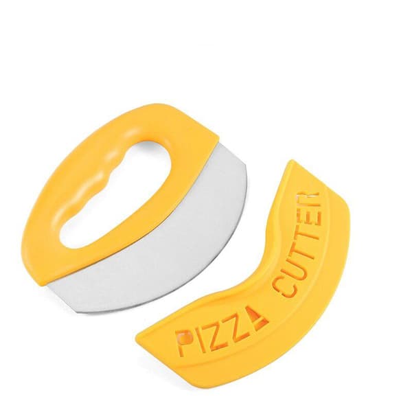 Bærbar Pizzakutter: Perfekt for Utflukter Gul yellow