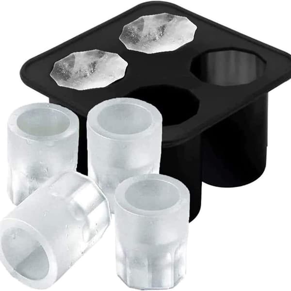 Kageform i glas, 4-huls
