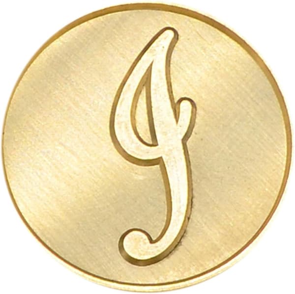 Retro messinghode trehåndtak 26 bokstaver A-Z Alfabet initial voks klassisk forsegling voksstempel GZ2 (I) -