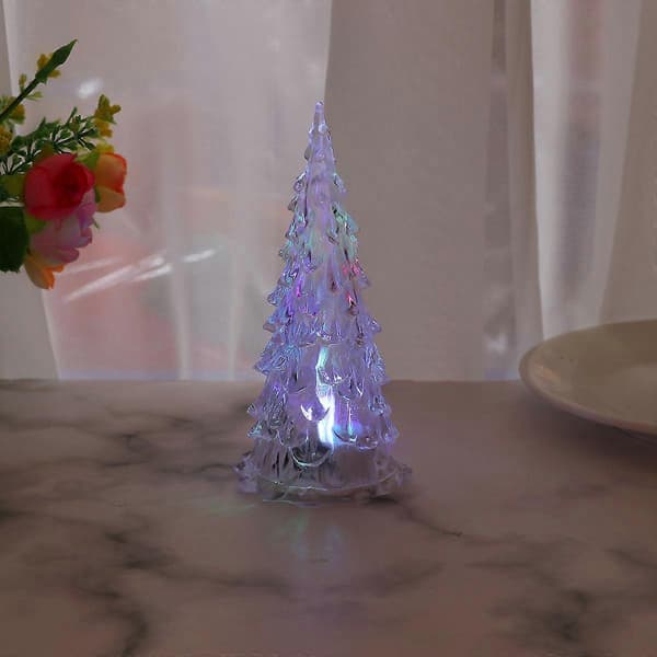 LED Christmas Tree Night Light for Decoration 4 Pcs Party Table Decoration Lamps [DB]