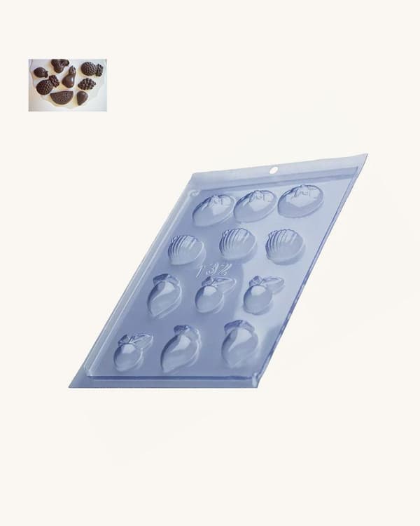 Praline Mold Fruit Chocolate Mold - Porto Formas 132