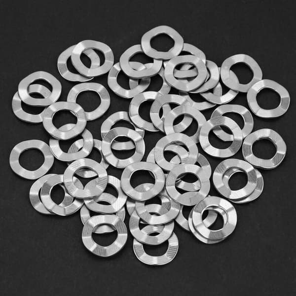 Wave Washer, Stainless Steel Spring Washer M4, M6, M8, M10, M14 (M8(50PCS))