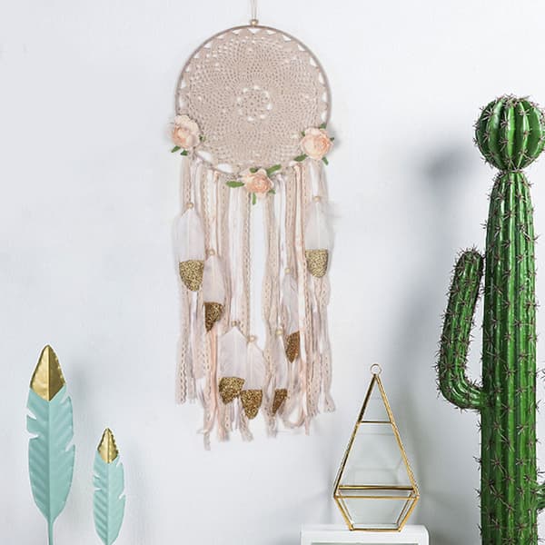 Dream Catcher Feather Tassel Wedding Home Wall Hanging Decor