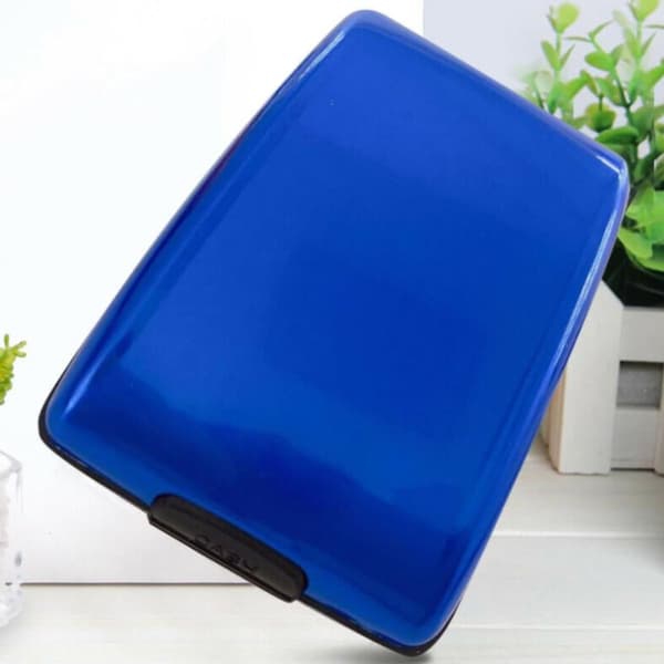 Aluminum Wallet, Credit Card Case, RFID Protection, Document Storage