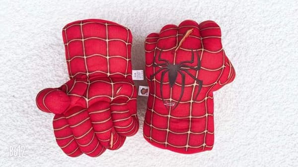 Boksehandsker Spiderman Næve Grøn Rød Edderkop Iron Man Hulk Plys